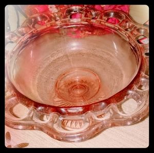 Antique Pink Depression glass